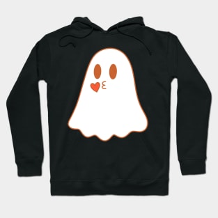 A ghost blowing a kiss Hoodie